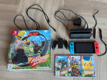 Nintendo Switch + 3 games beschikbaar voor biedingen