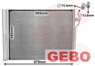BMW F10/F11 2010 T/M 2017 Condensor met Droger M550d 6453 68, Auto-onderdelen, Motor en Toebehoren, BMW, Nieuw, 6 maanden garantie