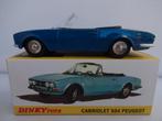 Peugeot 504 cabriolet blauw nr: 1423 van Dinky Toys 1/43, Ophalen of Verzenden, Nieuw, Auto, Dinky Toys