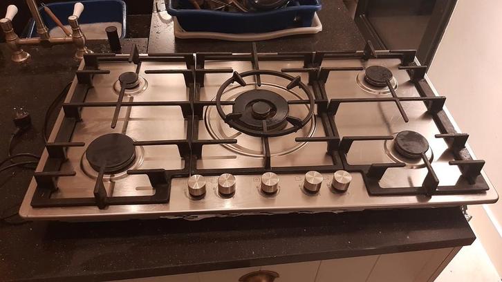 Bosch 5-pits Gasfornuis met Wokbrander, Witgoed en Apparatuur, Fornuizen, Ophalen