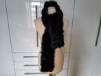 Zwarte imitatie bont sjaal. Gevoerd. PROMISS. Lengte 160 cm., Kleding | Dames, Mutsen, Sjaals en Handschoenen, Ophalen of Verzenden