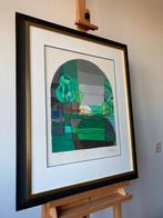 Ton Schulten, ingelijste zeefdruk Voorjaar, Antiek en Kunst, Kunst | Litho's en Zeefdrukken, Ophalen