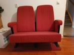 bioscoopstoelen loveseat rood, Huis en Inrichting, Ophalen, Gebruikt, Eén