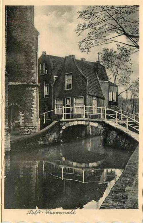 (301-451-011) Delft Vrouwenrecht, Verzamelen, Ansichtkaarten | Nederland, Zuid-Holland, Verzenden