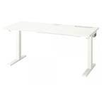 Bureau Mittzon, zit/sta, elektrisch/wit, 140x60, Huis en Inrichting, Bureaus, Ophalen, Elektrisch, Zo goed als nieuw