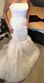 Aire Barcelona Mermaid- model trouwjurk mt xs/s, Ophalen of Verzenden, Zo goed als nieuw, Wit, Trouwjurk