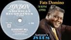 Fats Domino 78 Toeren Blueberry Hill, Gebruikt, 10 inch, Ophalen of Verzenden, 1940 tot 1960