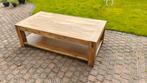 Degelijke houten salontafel tafel loungeset 70 x 135 cm, Ophalen, Gebruikt, 100 tot 150 cm, 50 tot 100 cm
