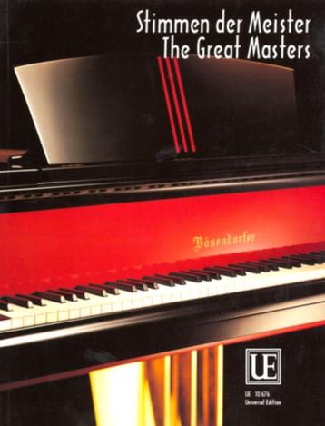 Piano gemiddeld-Stimmen Der Meister - The Great Masters-mooi beschikbaar voor biedingen