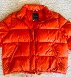 Oranje Moncler donsjas - Maat M, Ophalen of Verzenden, Zo goed als nieuw, Maat 38/40 (M), Oranje
