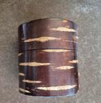 Japans theeblik,wilde kersenboombast Chazutsu,Japan teacaddy, Antiek en Kunst, Kunst | Niet-Westerse kunst, Ophalen of Verzenden