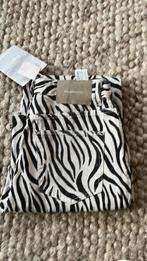 Pull & Bear zebra print broek, nieuw maat 34, Verzenden, Zo goed als nieuw, Maat 34 (XS) of kleiner, Zwart