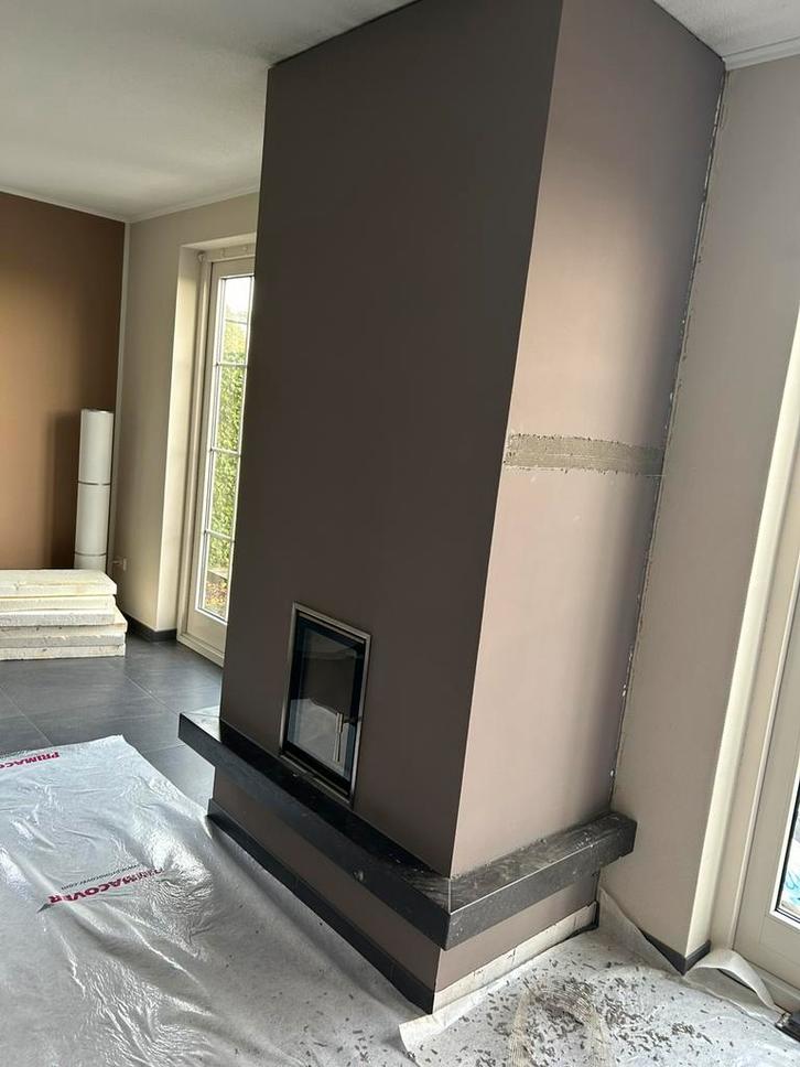 Ortner oostenrijkse massakachel., Huis en Inrichting, Kachels, Gebruikt, Inbouw, Houtkachel, Hout, Ophalen