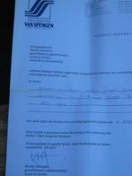 Loetz Bohemen lusterglazuur blauw vaasje miniatuur, Verzenden