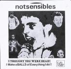 the notsensibles/i thought you were dead-punk-snotty snail, Rock en Metal, Gebruikt, 7 inch, Single