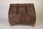 Antieke houten (bruids)kist - 19e eeuw, Ophalen of Verzenden