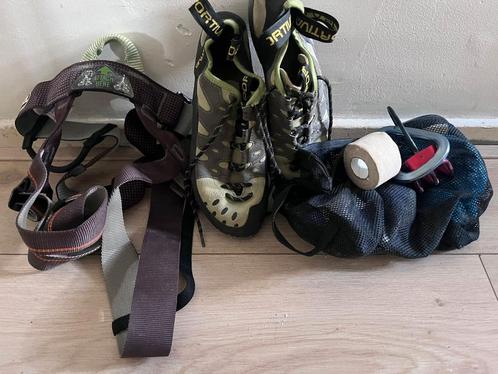Complete Klimset - La Sportiva, Petzl, Sport en Fitness, Klimsport, Gebruikt, Klimsport-accessoire, Ophalen of Verzenden