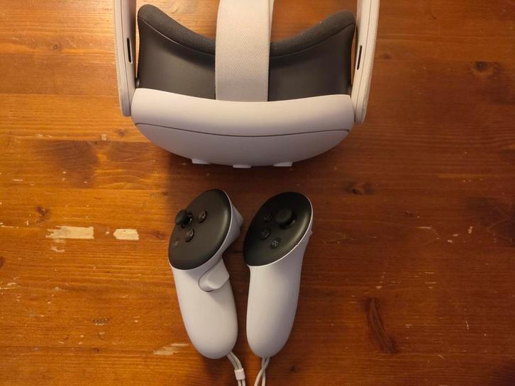 Meta quest 3 512 gb in goede staat met doos!, Spelcomputers en Games, Virtual Reality, Zo goed als nieuw, Overige platformen, VR-bril