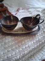 Vintage Art Deco Zilveren Melk- en Suikerset Sola Gero, Ophalen of Verzenden