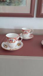 2 Engelse roze Kop en Schotels Royal Victoria, Ophalen of Verzenden