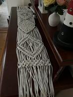 Macramé Tafel Loper - Gebroken Wit - 160cm, Ophalen of Verzenden
