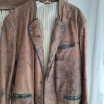 Leren trachten Tiroler jas L oktoberfeest, Ophalen of Verzenden, Gedragen, Maat 52/54 (L)