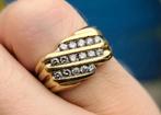 10K Gouden Ring met 0.50CT Natuurlijke Diamanten (5.20 gram), Gebruikt, Heer, Ophalen of Verzenden, Met edelsteen