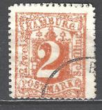 Duitsland Hamburg 2 geb 1859 ; Oud Duitsland p/stuk 15% CW, Ophalen of Verzenden, Duitse Keizerrijk, Gestempeld