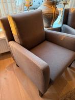 Set van 2 grijze stoelen, Huis en Inrichting, Ophalen, Gebruikt, 75 tot 100 cm, Stof