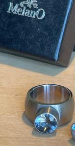 Ring Melano 58 ringzetting grijs stainless steel, Overige materialen, Ophalen of Verzenden, Zo goed als nieuw, 17 tot 18