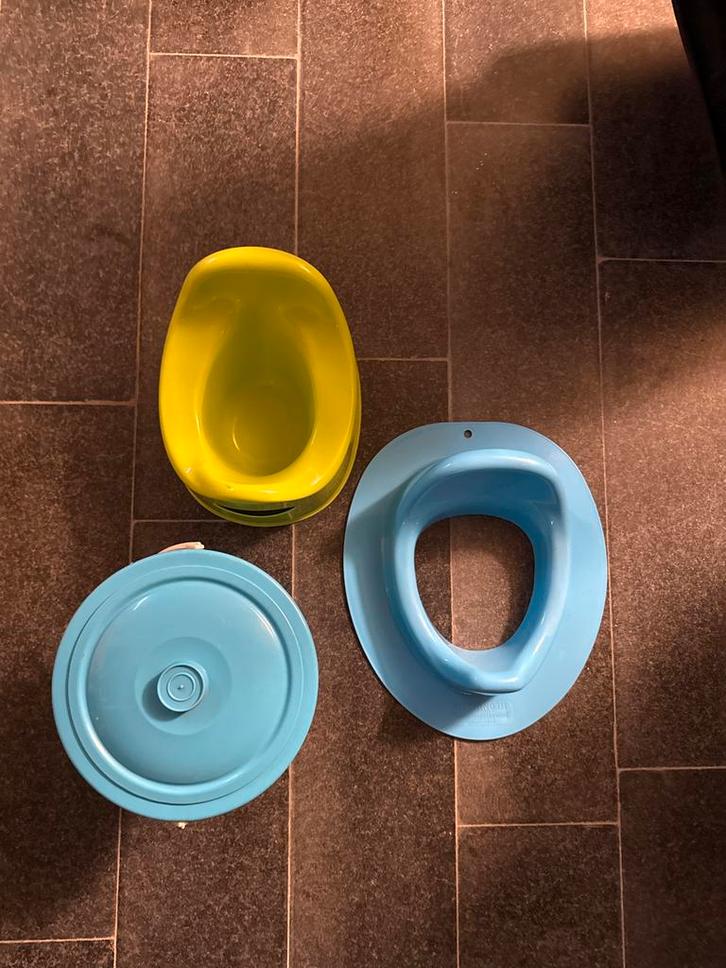 Baby Toilet Artikelen Set: Potje, Bril, Luieremmer, Kinderen en Baby's, Badjes en Verzorging, Zo goed als nieuw, Luieremmer, Overige merken