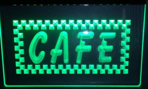 Cafe mancave decoratie verlichting lamp kado bar reclame, Verzamelen, Merken en Reclamevoorwerpen, Nieuw, Lichtbak of (neon) lamp