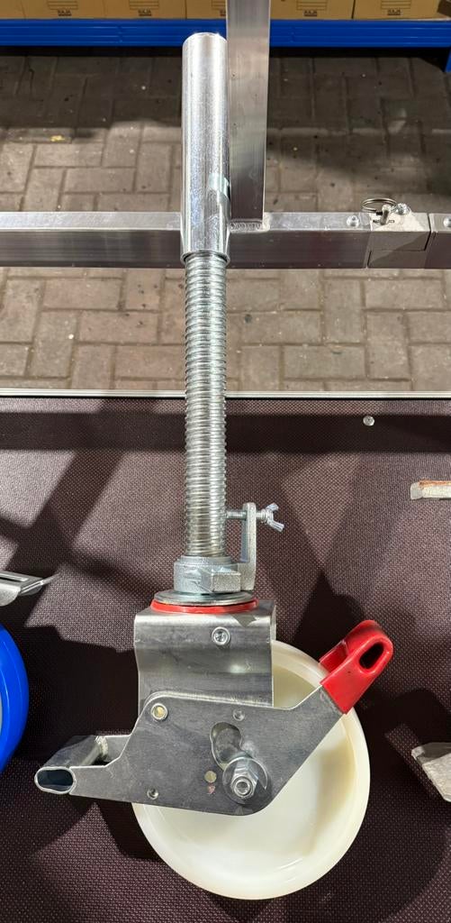 🏆NR1 Rolsteigerwiel geremd euroscaffold-alumexx universeel, Ophalen of Verzenden, Nieuw, Rolsteiger of Kamersteiger, Minder dan 2 meter