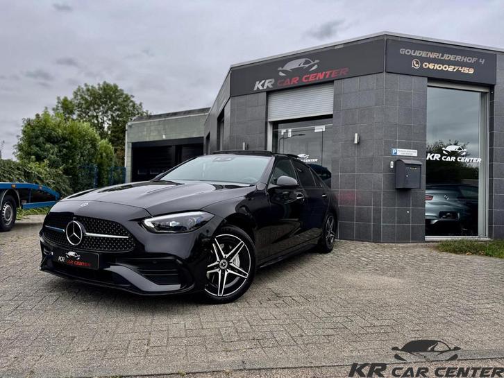 Mercedes-Benz C-klasse 300 e 300e BURMESTER-PANO-MEMORY-HUD-, Auto's, Mercedes-Benz, Bedrijf, Te koop, C-Klasse, 360° camera, ABS