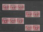 Nederland 1940, NVPH 356a t/m 356d, Ongebruikt., Postzegels en Munten, Postzegels | Nederland, Verzenden, T/m 1940, Postfris