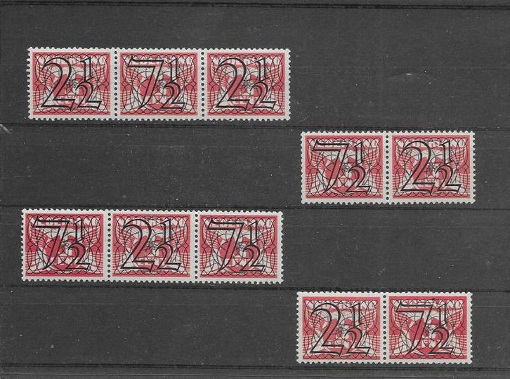 Nederland 1940, NVPH 356a t/m 356d, Ongebruikt., Postzegels en Munten, Postzegels | Nederland, Postfris, T/m 1940, Verzenden