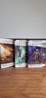 3 boeken van R.A Salvatore, The Legend of Drizzt D&D, Ophalen of Verzenden, Zo goed als nieuw