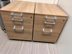 Twee ladekastjes zonder sleutel, Gebruikt, Ophalen of Verzenden, 3 of 4 laden, Minder dan 100 cm