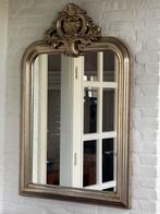 Prachtige spiegel met lijst en ornament in kleur brons, Ophalen, Rechthoekig, 50 tot 100 cm, 100 tot 150 cm