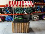 Marktkraam met steigerhout frontje - perfect voor kerstmarkt, Ophalen, Gebruikt, Kerst of Sinterklaas