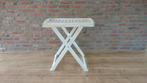 Z.g.a.n. witte butlertray met afneembaar dienblad, Ophalen of Verzenden, Zo goed als nieuw, Hout