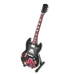ACDC Angus Young miniatuur gitaar 25cm mini deco guitar