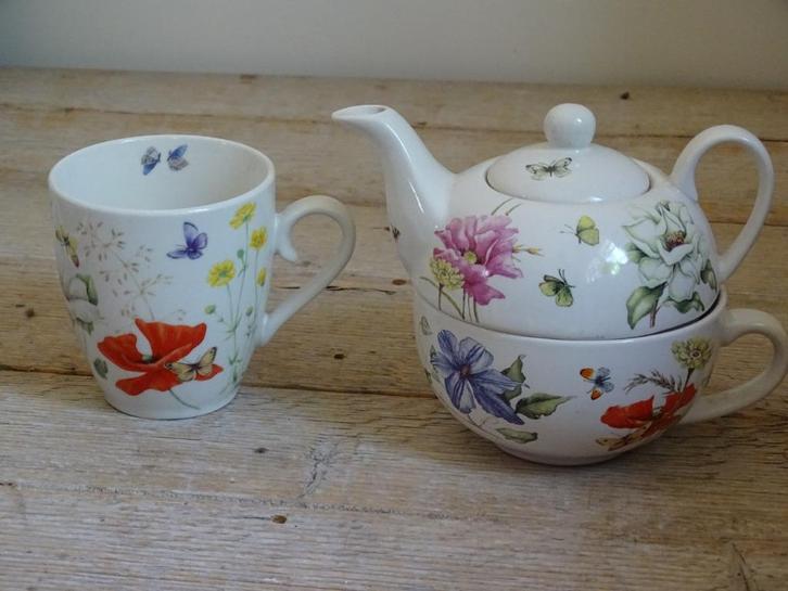 Servies, Janneke Brinkman, TEATIME en SEASONS, z.g.a.n., Huis en Inrichting, Keuken | Servies, Zo goed als nieuw, Overige typen