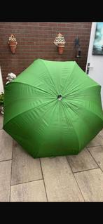 Groene visparaplu 220 cm rond, Ophalen of Verzenden, Gebruikt