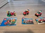 3x Lego Brandweer Setjes - Compleet & Bijna Compleet, Ophalen of Verzenden, Gebruikt, Complete set, Lego