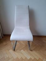 stoelen, Huis en Inrichting, Ophalen, Gebruikt, Wit, Leer