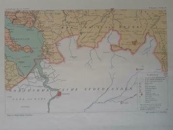 B128/ Plattegrond Baronie van Breda in 1795. Litho uit 1913 beschikbaar voor biedingen