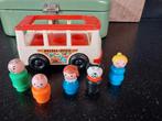 vintage fisher price toys minibus uit 1969, Kinderen en Baby's, Speelgoed | Fisher-Price, Ophalen of Verzenden, Auto of Voertuig