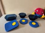 3 Z.G.A.N. magnetron schalen microwave schaal van TUPPERWARE, Ophalen of Verzenden, Zo goed als nieuw, Blauw, Schaal