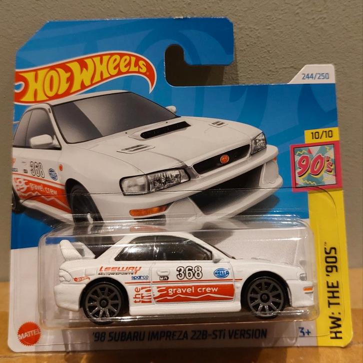 Hot Wheels Subaru Impreza 22B-STi Version, Hobby en Vrije tijd, Modelauto's | Overige schalen, Nieuw, Auto, Ophalen of Verzenden